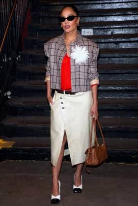 Celebs at The Chanel Metiers D Art Show 2026 - NYC Tessa Thompson attends the Chanel Metiers D Art Show 2026 inside a subway station in Bowery, New York on December 2, 2025. Photo by Charles Guerin ABACAPRESS.COM New York City NY United States  Copyright: xGuerinxCharles ABACAx
