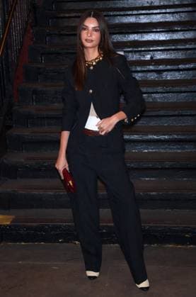 Celebs at The Chanel Metiers D Art Show 2026 - NYC Emily Ratajkowski attends the Chanel Metiers D Art Show 2026 inside a subway station in Bowery, New York on December 2, 2025. Photo by Charles Guerin ABACAPRESS.COM New York City NY United States  Copyright: xGuerinxCharles ABACAx