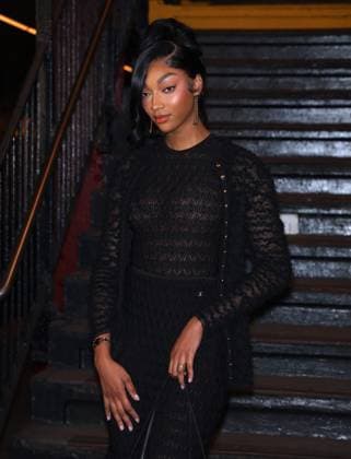 Celebs at The Chanel Metiers D Art Show 2026 - NYC Angel Reese attends the Chanel Metiers D Art Show 2026 inside a subway station in Bowery, New York on December 2, 2025. Photo by Charles Guerin ABACAPRESS.COM New York City NY United States  Copyright: xGuerinxCharles ABACAx