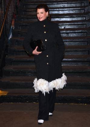 Celebs at The Chanel Metiers D Art Show 2026 - NYC Linda Evangelista attends the Chanel Metiers D Art Show 2026 inside a subway station in Bowery, New York on December 2, 2025. Photo by Charles Guerin ABACAPRESS.COM New York City NY United States  Copyright: xGuerinxCharles ABACAx