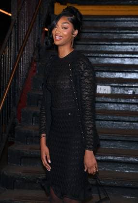 Celebs at The Chanel Metiers D Art Show 2026 - NYC Angel Reese attends the Chanel Metiers D Art Show 2026 inside a subway station in Bowery, New York on December 2, 2025. Photo by Charles Guerin ABACAPRESS.COM New York City NY United States  Copyright: xGuerinxCharles ABACAx
