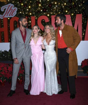December 2, 2025, New York, Ny, United States: Michele Morrone, Amanda Seyfried, Sydney Sweeney and Brandon Sklenar attend the Special Screening of The Housemaid . Held at 787 Seventh Ave in New York. Zuma Press December 2, 2025. New York United States - ZUMAp281 20251202_zea_p281_002 Copyright: xPhotoxImagexPressx