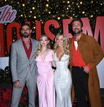 December 2, 2025, New York, Ny, United States: Michele Morrone, Amanda Seyfried, Sydney Sweeney and Brandon Sklenar attend the Special Screening of The Housemaid . Held at 787 Seventh Ave in New York. Zuma Press December 2, 2025. New York United States - ZUMAp281 20251202_zea_p281_003 Copyright: xPhotoxImagexPressx