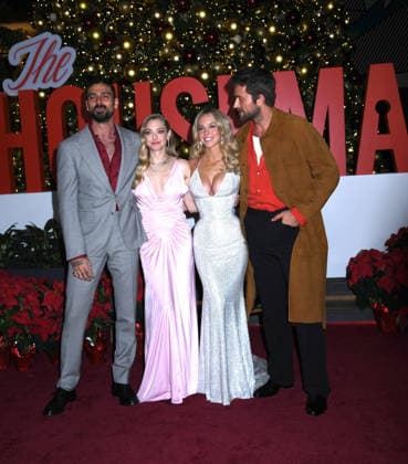 December 2, 2025, New York, Ny, United States: Michele Morrone, Amanda Seyfried, Sydney Sweeney and Brandon Sklenar attend the Special Screening of The Housemaid . Held at 787 Seventh Ave in New York. Zuma Press December 2, 2025. New York United States - ZUMAp281 20251202_zea_p281_004 Copyright: xPhotoxImagexPressx