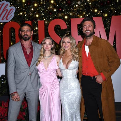 December 2, 2025, New York, Ny, United States: Michele Morrone, Amanda Seyfried, Sydney Sweeney and Brandon Sklenar attend the Special Screening of The Housemaid . Held at 787 Seventh Ave in New York. Zuma Press December 2, 2025. New York United States - ZUMAp281 20251202_zea_p281_006 Copyright: xPhotoxImagexPressx