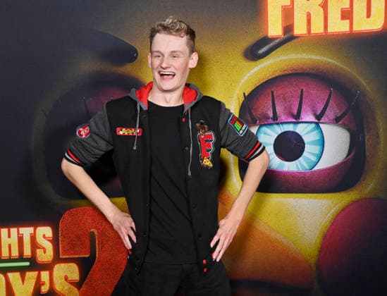 Evan Joseph Asher attends the motion picture teen horror thriller Five Nights At Freddy s 2 premiere at the TCL Chinese Theatre in the Hollywood section of Los Angeles on Tuesday, December 02, 2025. Storyline: One year has passed since the supernatural nightmare at Freddy Fazbear s Pizza. Anyone can survive five nights. This time, there will be no second chances.  LAP20251202827 JIMxRUYMEN