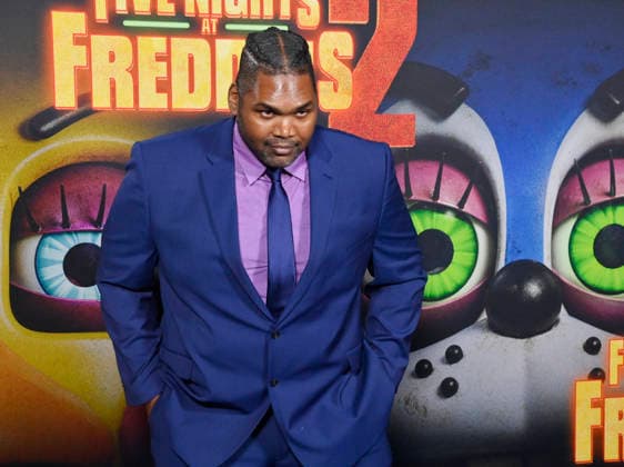 Cast member Theo Crane attends the motion picture teen horror thriller Five Nights At Freddy s 2 premiere at the TCL Chinese Theatre in the Hollywood section of Los Angeles on Tuesday, December 02, 2025. Storyline: One year has passed since the supernatural nightmare at Freddy Fazbear s Pizza. Anyone can survive five nights. This time, there will be no second chances.  LAP20251202833 JIMxRUYMEN