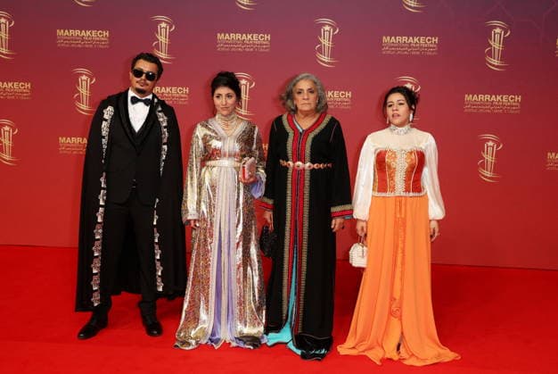 Raouya, guest Tapis rouge dans le cadre de la 22ème édition du Festival International du Film de Marrakech le 2 décembre 2025 Dominique Jacovides Bestimage Red carpet at the 22nd Marrakech International Film Festival on December 2, 2025 Marrakech Maroc  Copyright: xDOMINIQUExJACOVIDESx xBESTIMAGExDOMINIQUExJACOVIDESx xBESTIMAGEx