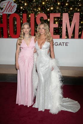 Amanda Seyfried and Sydney Sweeney at the special screening of the movie The Housemaid If She Knew at 787 Seventh Avenue New York, 02 12 2025 Foto:xB.xHinex xFuturexImagex housemaid_5286