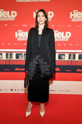 ABBberlin Christiane Paul Actress on the red carpet at the world premiere of the movie DER HELD VOM BAHNHOF FRIEDRICHSTRASSE at Delphi Filmpalast Berlin on 02 12 2025 Berlin Germany