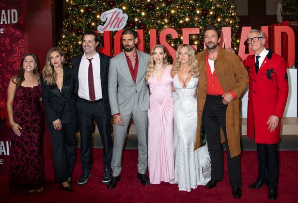 Celebrities attend the New York screening of The Housemaid Featuring: Laura Fischer, Todd Lieberman, Michele Morrone, Amanda Seyfried, Sydney Sweeney, Brandon Sklenar, Paul Feig with guests Where: New York, New York, United States When: 03 Dec 2025 Credit: Janet Mayer INSTARimages.com EDITORIAL USE ONLY. NOT FOR USE BY NEWSPAPERS BASED IN THE UK. Copyright: xx instar55309718