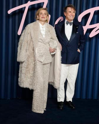 December 1, 2025, London, United Kingdom: Sharon Stone and Brunello Cucinelli attend The Fashion Awards 2025 at the Royal Albert Hall in Kensington, London. London United Kingdom - ZUMAs197 20251201_aaa_s197_684 Copyright: xCatxMorleyx