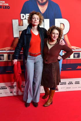 Adina Vetter and Adriana Altaras at the premiere of DER HELD VOM BAHNHOF FRIEDRICHSTRASSE at the Delphi Filmpalast in Berlin 02 12 2025