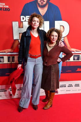 Adina Vetter and Adriana Altaras at the premiere of DER HELD VOM BAHNHOF FRIEDRICHSTRASSE at the Delphi Filmpalast in Berlin 02 12 2025