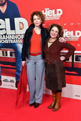 Adina Vetter and Adriana Altaras at the premiere of DER HELD VOM BAHNHOF FRIEDRICHSTRASSE at the Delphi Filmpalast in Berlin 02 12 2025