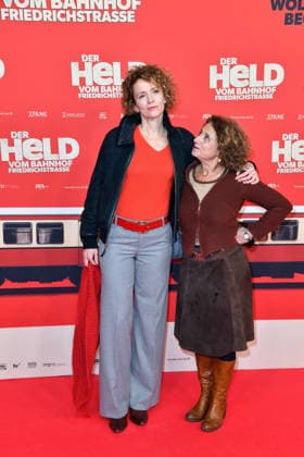 Adina Vetter and Adriana Altaras at the premiere of DER HELD VOM BAHNHOF FRIEDRICHSTRASSE at the Delphi Filmpalast in Berlin 02 12 2025