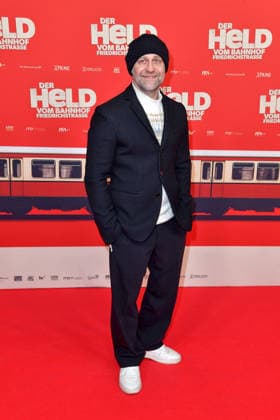 Juergen Vogel at the premiere of DER HELD VOM BAHNHOF FRIEDRICHSTRASSE at the Delphi Filmpalast in Berlin 02 12 2025