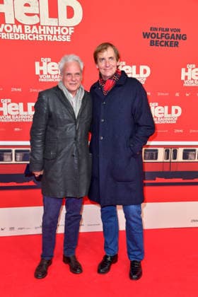 Thomas Kufus and Lars Kraume at the premiere of DER HELD VOM BAHNHOF FRIEDRICHSTRASSE at the Delphi Filmpalast in Berlin 02 12 2025