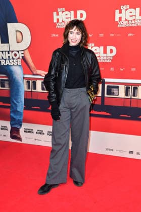 Lia von Blarer at the premiere of DER HELD VOM BAHNHOF FRIEDRICHSTRASSE at the Delphi Filmpalast in Berlin 02 12 2025