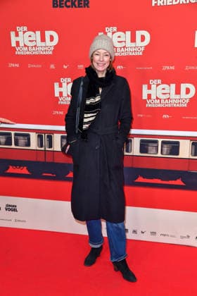 Jenny Schily at the premiere of DER HELD VOM BAHNHOF FRIEDRICHSTRASSE at the Delphi Filmpalast in Berlin 02 12 2025