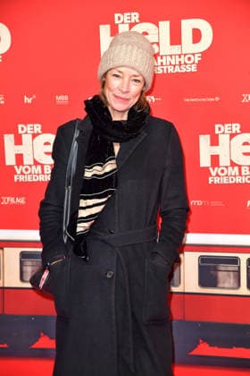 Jenny Schily at the premiere of DER HELD VOM BAHNHOF FRIEDRICHSTRASSE at the Delphi Filmpalast in Berlin 02 12 2025