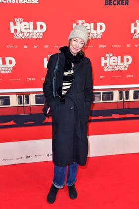 Jenny Schily at the premiere of DER HELD VOM BAHNHOF FRIEDRICHSTRASSE at the Delphi Filmpalast in Berlin 02 12 2025