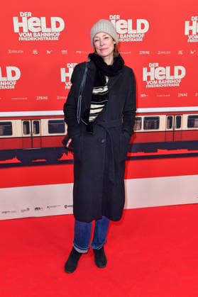 Jenny Schily at the premiere of DER HELD VOM BAHNHOF FRIEDRICHSTRASSE at the Delphi Filmpalast in Berlin 02 12 2025