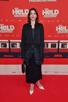 Christiane Paul at the premiere of DER HELD VOM BAHNHOF FRIEDRICHSTRASSE at the Delphi Filmpalast in Berlin 02 12 2025