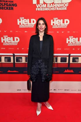 Christiane Paul at the premiere of DER HELD VOM BAHNHOF FRIEDRICHSTRASSE at the Delphi Filmpalast in Berlin 02 12 2025