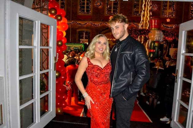 ABBkoeln Marlisa Rudzio aka Mrs Marlisa with William Raab as guest at Katys X Mas Wonderland Christmas Party at Wolkenburg on 02 12 2025 in Cologne NRW Germany