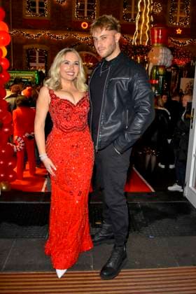 ABBkoeln Marlisa Rudzio aka Mrs Marlisa with William Raab as guest at Katys X Mas Wonderland Christmas Party at Wolkenburg on 02 12 2025 in Cologne NRW Germany