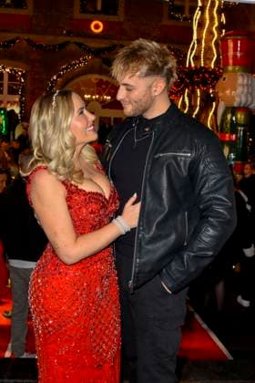 ABBkoeln Marlisa Rudzio aka Mrs Marlisa with William Raab as guest at Katys X Mas Wonderland Christmas Party at Wolkenburg on 02 12 2025 in Cologne NRW Germany