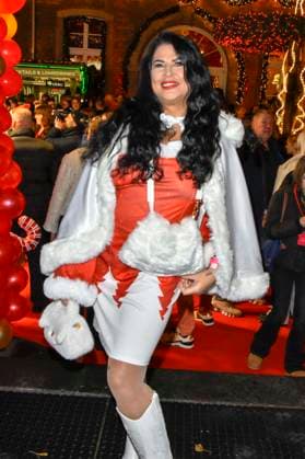 ABBkoeln Iris Klein Katzenberger Christmas dress as guest at Katys X Mas Wonderland Christmas Party in the Wolkenburg on 02 12 2025 in Cologne NRW Germany