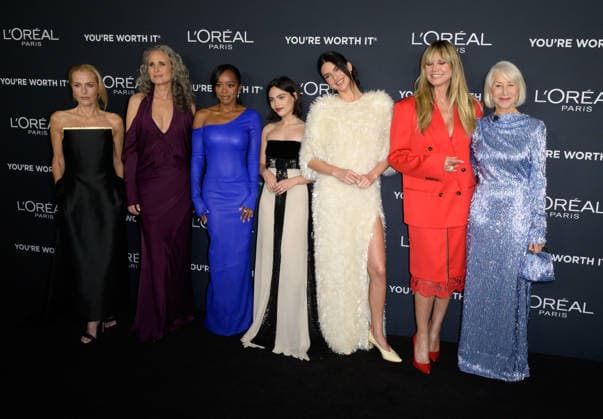 Women of Worth - Los Angeles, USA LOS ANGELES, USA. December 02, 2025: Gillian Anderson, Andie MacDowell, Aja Naomi King, Ariana Greenblatt, Kendall Jenner, Heidi Klum & Helen Mirren at the 20th anniversary of L Oreal Paris Women of Worth at the Academy Museum. Los Angeles CA USA  Copyright: xPaulxSmith Featureflashx