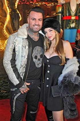 Katy s X Mas Wonderland 2025 Cosimo Citiolo and Nathalie Gaus on the occasion of the Reality Stars Party Katy s X Mas Wonderland 2025 on 02 12 2025 in the Wolkenburg Cologne 20251202MWI101014