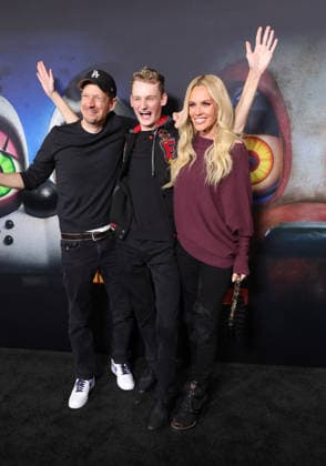 02 December 2025 - Hollywood, California - John Asher, Evan Joseph Asher, Jenny McCarthy. Universal Pictures Five Nights At Freddy s 2 Premiere held at The TCL Chinese Theatre Hollywood USA - ZUMAa123 20251202_zaa_a123_250 Copyright: xADx