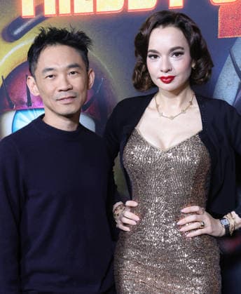 02 December 2025 - Hollywood, California - James Wan, Ingrid Bisu. Universal Pictures Five Nights At Freddy s 2 Premiere held at The TCL Chinese Theatre Hollywood USA - ZUMAa123 20251202_zaa_a123_074 Copyright: xADx