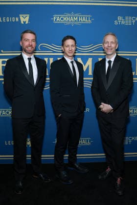New York premiere of Bleecker Street and Legion M™s Fackham Hall Featuring: Tim Inman, Andrew Dawson and Steve Dawson Where: New York, New York, United States When: 02 Dec 2025 Credit: Jason Mendez Starpix INSTARimages EDITORIAL USE ONLY. NOT FOR USE BY NEWSPAPERS BASED IN THE UK. Copyright: xJasonxMendezx xStarPixxforxBleeckerxStreetx instar55310694