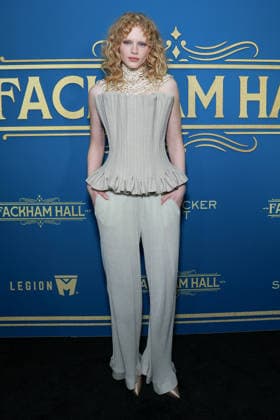 New York premiere of Bleecker Street and Legion M™s Fackham Hall Featuring: Emma Laird Where: New York, New York, United States When: 02 Dec 2025 Credit: Jason Mendez Starpix INSTARimages EDITORIAL USE ONLY. NOT FOR USE BY NEWSPAPERS BASED IN THE UK. Copyright: xJasonxMendezx xStarPixxforxBleeckerxStreetx instar55310719