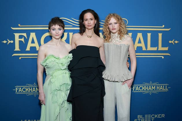 New York premiere of Bleecker Street and Legion M™s Fackham Hall Featuring: Thomasin McKenzie, Katherine Waterston and Emma Laird Where: New York, New York, United States When: 02 Dec 2025 Credit: Jason Mendez Starpix INSTARimages EDITORIAL USE ONLY. NOT FOR USE BY NEWSPAPERS BASED IN THE UK. Copyright: xJasonxMendezx xStarPixxforxBleeckerxStreetx instar55310744