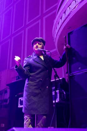 Warmduscher, performs live, at, O2 City Hall,Newcastle,UK on 2 December 2025 Peter Doherty introduces Warmduscher at Newcastle City Hall, UK, 2 December 2025, Credit:David Wala Avalon Tyne and Wear, Newcastle upon Tyne  Copyright: xDavidxWalax xAvalonx 1056208424