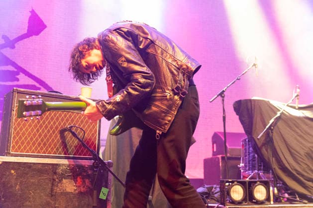 Warmduscher, performs live, at, O2 City Hall,Newcastle,UK on 2 December 2025 Quicksand ( Adam J Harmer) of Warmduscher, performs live, at, O2 City Hall,Newcastle,UK on 2 December 2025, Credit:David Wala Avalon Tyne and Wear, Newcastle upon Tyne  Copyright: xDavidxWalax xAvalonx 1056208440