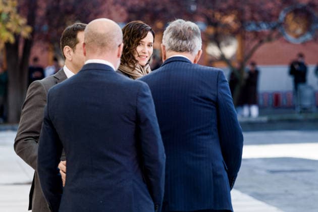 The King closes the conference on the role of the Crown in the Spanish democratization process The President of the Community of Madrid, Isabel Díaz Ayuso, during the closing ceremony of the conference on the role of the Crown in the Spanish democratization process, at the Rey Juan Carlos University, on December 3, 2025, in Madrid Spain Organized by the Chair of Democratic Memory of the Rey Juan Carlos University, together with the Ministry of Territorial Policy and Democratic Memory, this is an academic meeting that will address the historical evolution and the role of the Crown in the Spanish democracy 03 DECEMBER 2025 Carlos Lujá Espana  Copyright: xCarlosxLujanx 7144922
