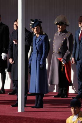 . 03 12 2025. Windsor, United Kingdom. King Charles III, Queen Camilla, Prince William and Kate Middleton, the Prince and Princess of Wales, welcome the President of Germany Frank-Walter Steinmeier and his wife Elke Büdenbender in Windsor, at the start of their three day State Visit to the United Kingdom.  xStephenxLockx xi-Imagesx IIM-26430-0017
