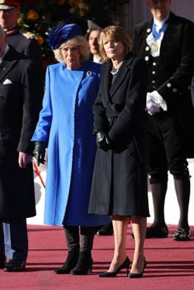 . 03 12 2025. Windsor, United Kingdom. King Charles III, Queen Camilla, Prince William and Kate Middleton, the Prince and Princess of Wales, welcome the President of Germany Frank-Walter Steinmeier and his wife Elke Büdenbender in Windsor, at the start of their three day State Visit to the United Kingdom.  xStephenxLockx xi-Imagesx IIM-26430-0038