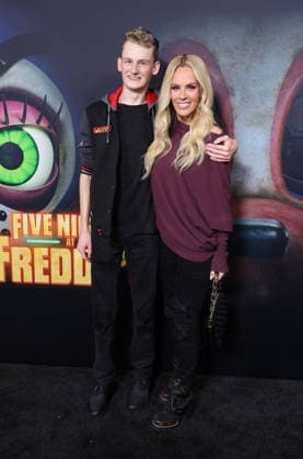 Universal Pictures Five Nights At Freddy s 2 Premiere 02 December 2025 . Los Angeles, California Evan Joseph Asher, Jenny McCarthy At Universal Pictures Five Nights At Freddy s 2 Premiere held at TCL Chinese Theatre in Los Angeles., Credit:Sadou Faye Avalon United States, CA, Hollywood, TCL Chinese Theatre  Copyright: xSadouxFayex xAvalonx 1056210147