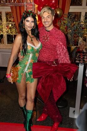 Katys X mas Wonderland 2025 Sam Dylan and Micaela Schäfer at Katys X mas Wonderland Event by Kate Merlan in the Wolkenburg Koeln on 02 12 2025 Koeln Wolkenburg Nordrhein Westfalen