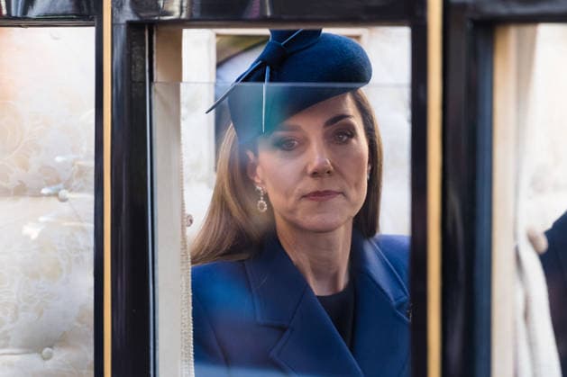 December 3, 2025, Windsor, England, United Kingdom: CATHERINE, Princess of Wales, travels in a carriage towards Windsor Castle during the State Visit to the United Kingdom by the President of the Federal Republic of Germany, Frank-Walter Steinmeier and his wife Elke BoÂ¼denbender. Windsor United Kingdom - ZUMAs371 20251203_zip_s371_006 Copyright: xWiktorxSzymanowiczx