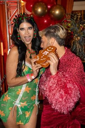 Katys X mas Wonderland 2025 Sam Dylan and Micaela Schäfer at Katys X mas Wonderland Event by Kate Merlan in the Wolkenburg Koeln on 02 12 2025 Koeln Wolkenburg Nordrhein Westfalen