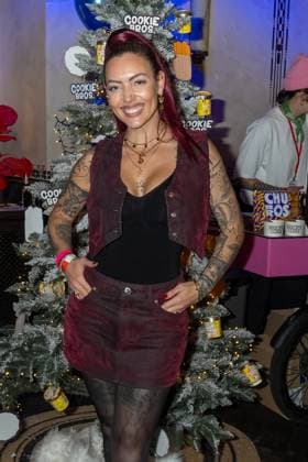 Katys X mas Wonderland 2025 Aline Jost at Katys X mas Wonderland Event by Kate Merlan in the Wolkenburg Koeln on 02 12 2025 Koeln Wolkenburg Nordrhein Westfalen